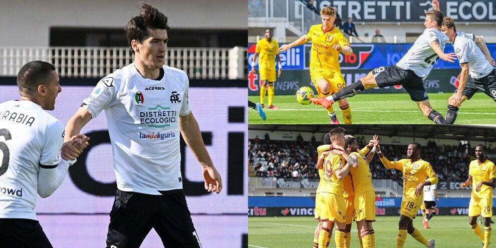 Shomurodov salva lo Spezia con la Salernitana dopo l'autorete di Caldara