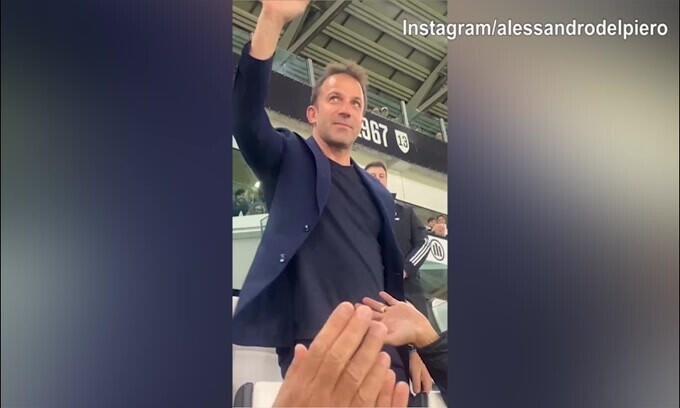 Del Piero ai tifosi della Juve: "Grazie"