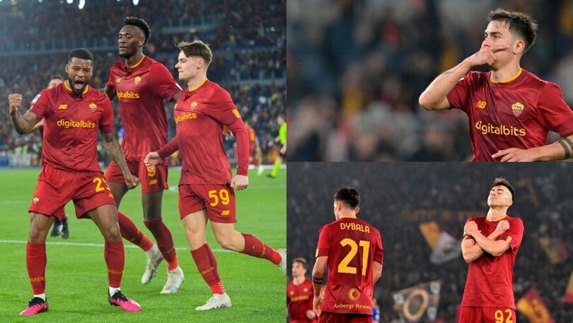 Wijnaldum, Dybala ed El Shaarawy: la Roma affonda la Sampdoria
