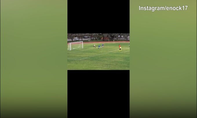 Enock, gol da vero rapinatore d'area