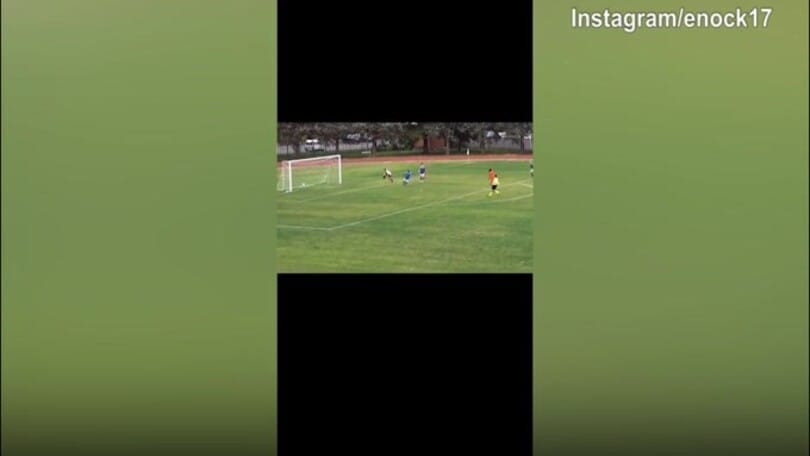 Enock, gol da vero rapinatore d'area