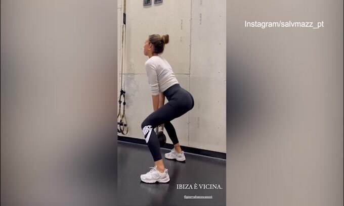 Lady Politano accende il web: ecco l'ultimo allenamento in palestra