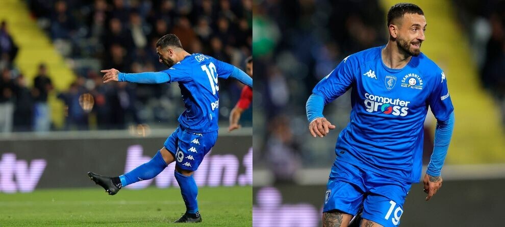 All'Empoli basta un rigore di Caputo, Lecce battuto