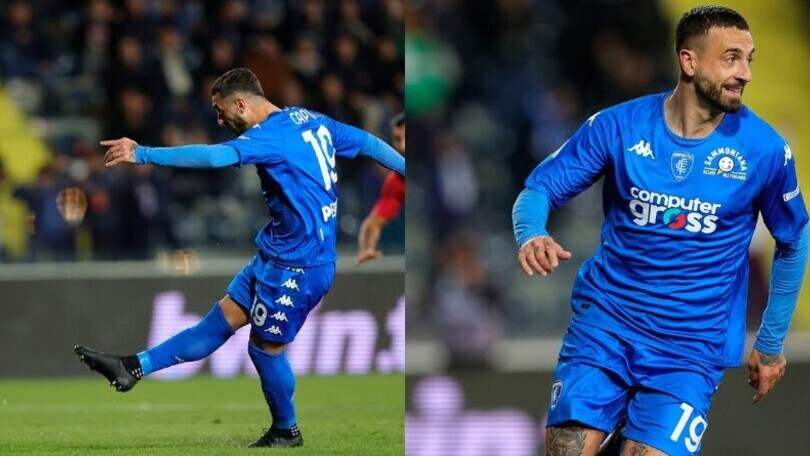 All'Empoli basta un rigore di Caputo, Lecce battuto
