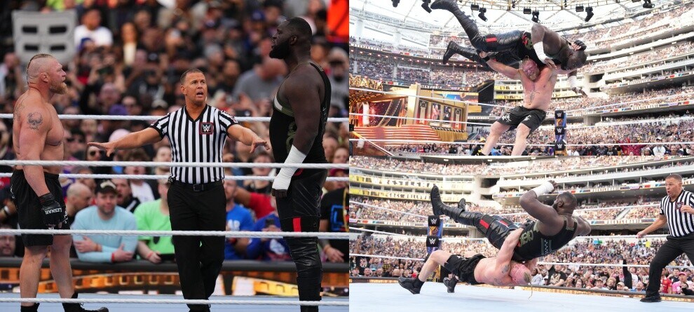 WWE WrestleMania 39, incredibile Brock Lesnar: 186 kg sollevati