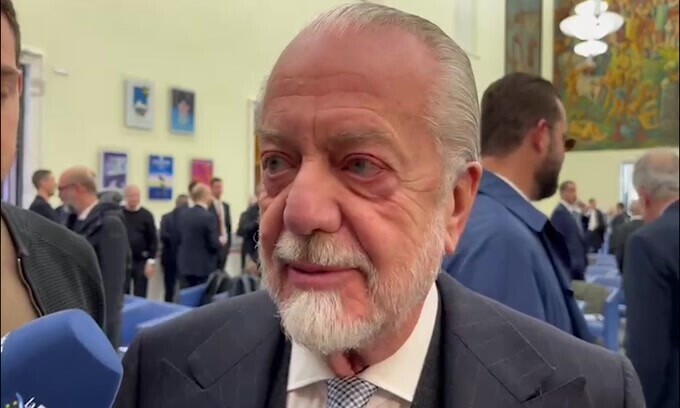 De Laurentiis: "Non sono preoccupato dalla sconfitta con il Milan"