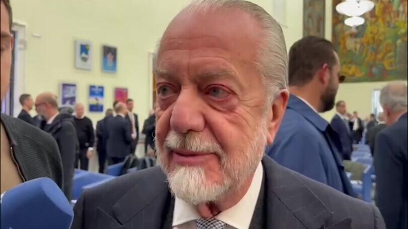 De Laurentiis: "Non sono preoccupato dalla sconfitta con il Milan"