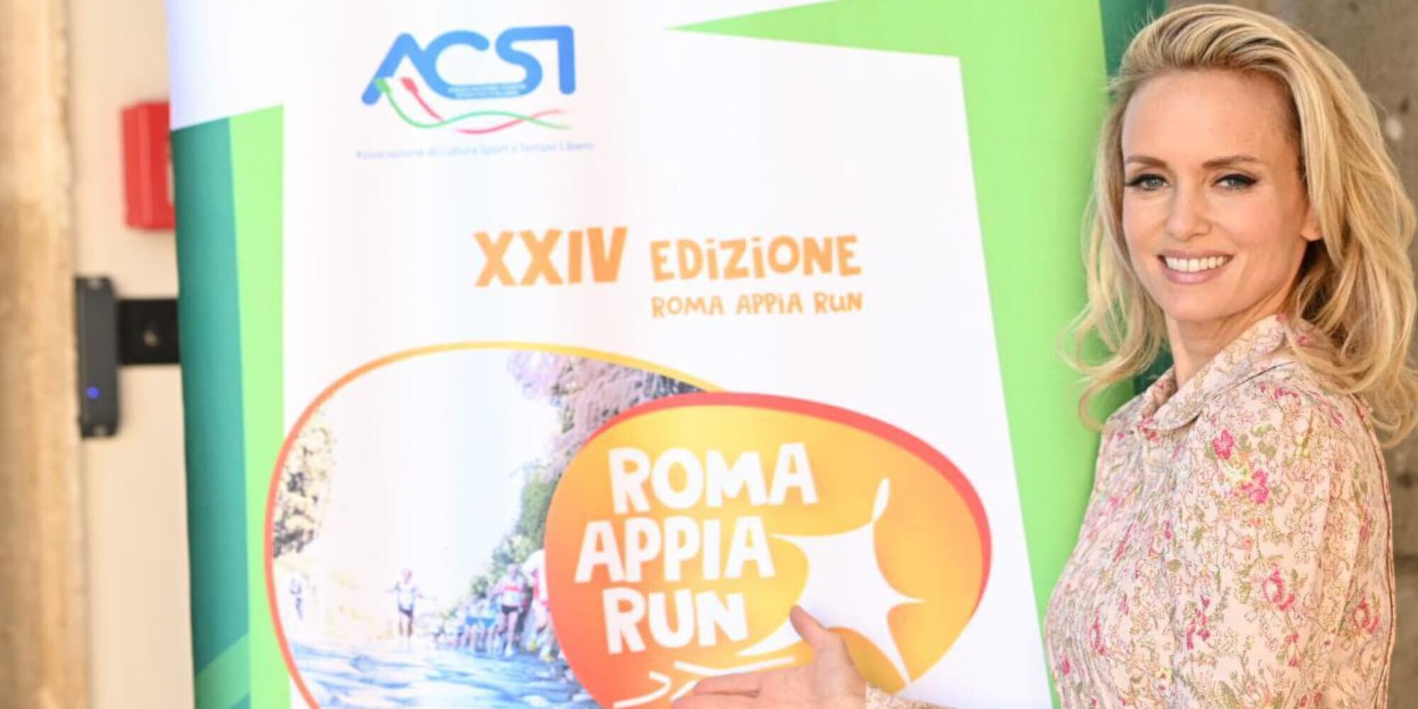 Justine Mattera: "Roma Appia Run, non vedo l’ora"
