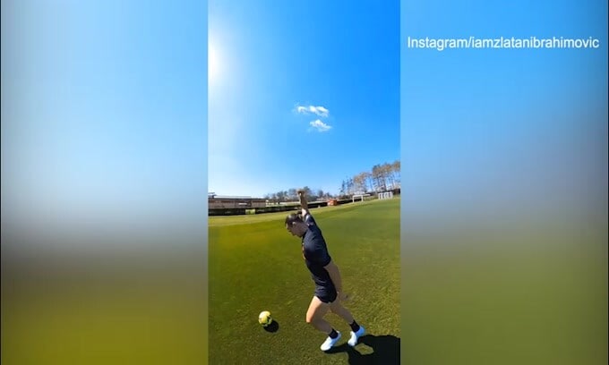 Milan, Ibrahimovic recupera a 360 gradi: il video social