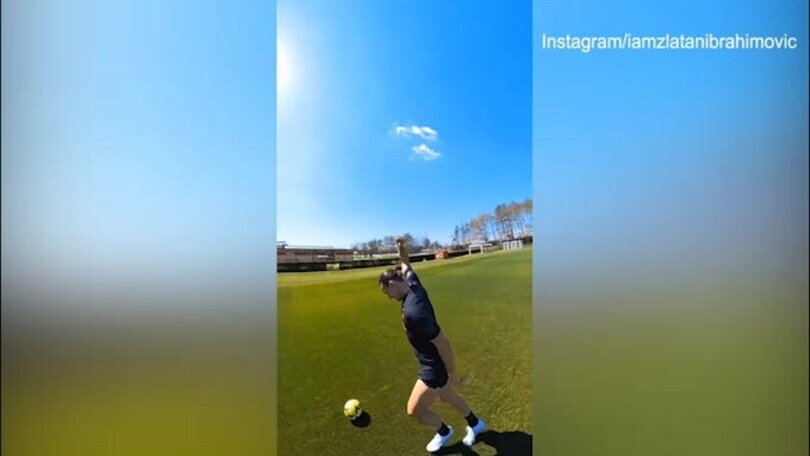 Milan, Ibrahimovic recupera a 360 gradi: il video social
