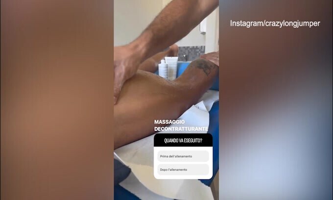 Jacobs finalmente si rilassa, è tempo di un massaggio