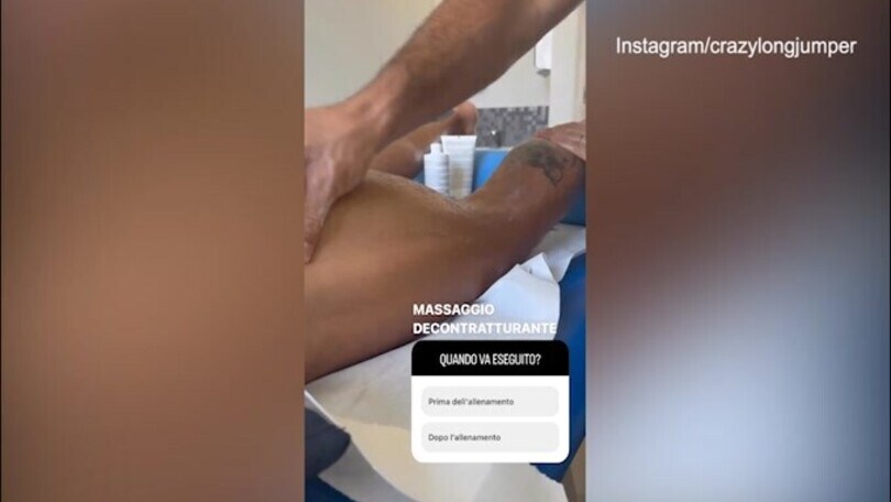Jacobs finalmente si rilassa, è tempo di un massaggio