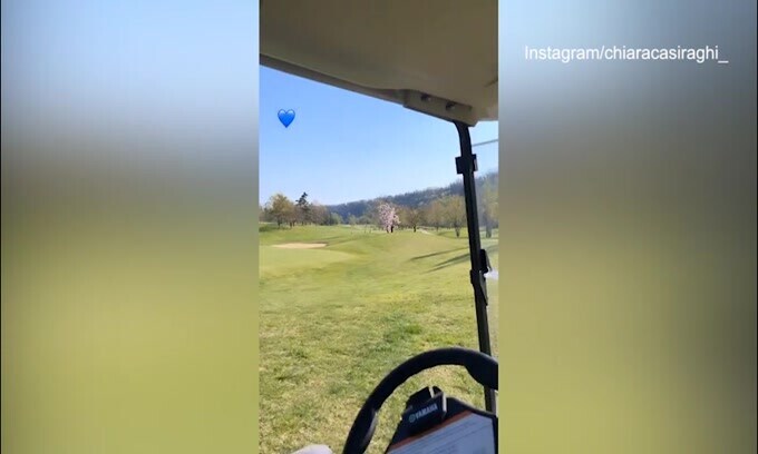 Inter, il 'Tucu' al sole sui campi da golf