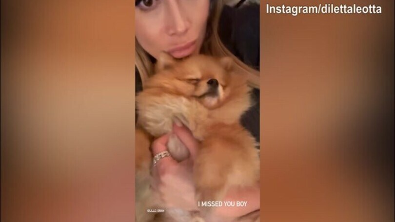 Diletta, prima il messaggio per il cane e poi..tramonto incantevole da Firenze