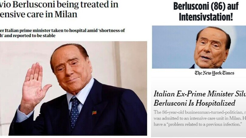 Berlusconi in terapia intensiva: le reazioni della stampa estera