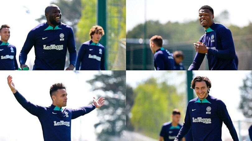 Inter, Lukaku ritrova il sorriso: allenamento in vista della Salernitana