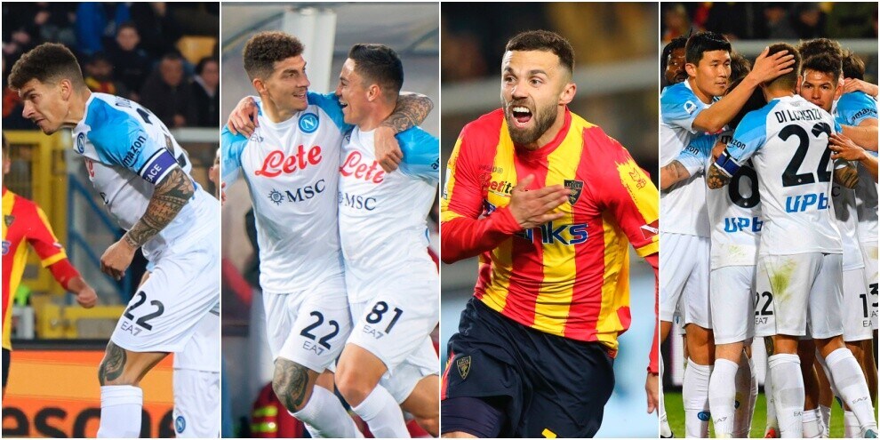 Lecce-Napoli 1-2: Spalletti torna a vincere, clamoroso autogol di Gallo