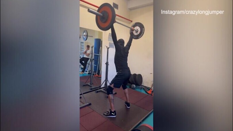 Non solo rapidità ma anche forza: Jacobs lavora coi pesi