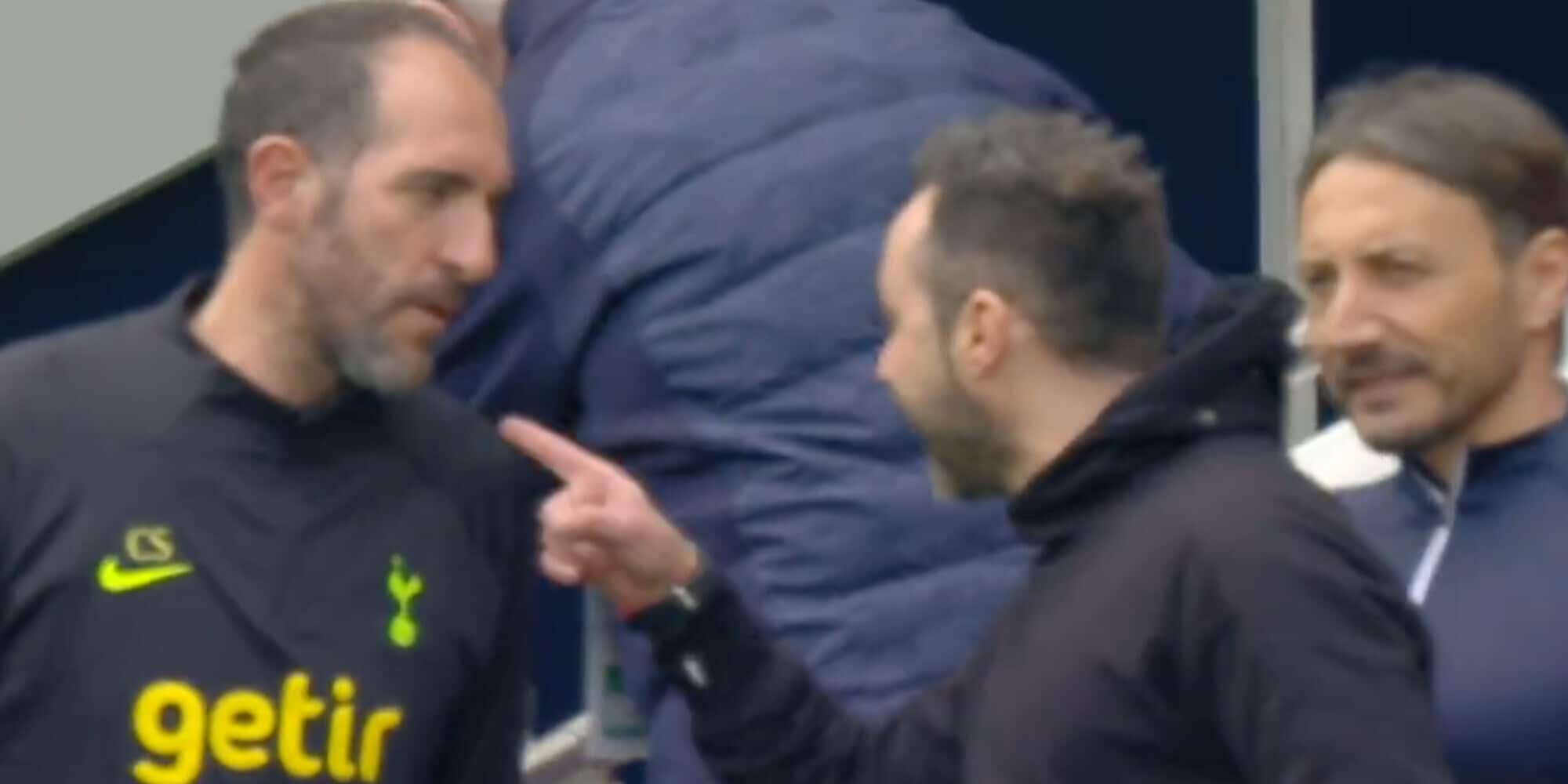 De Zerbi-Stellini, nervi tesi prima di Tottenham-Brighton: cosa è successo