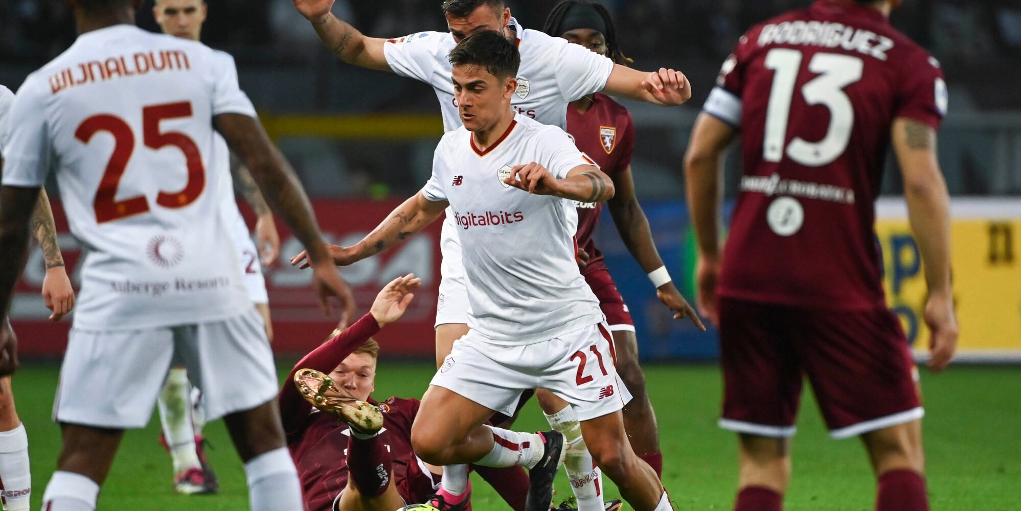 Torino-Roma, le pagelle: Dybala freddo, Buongiorno-Sanabria flop