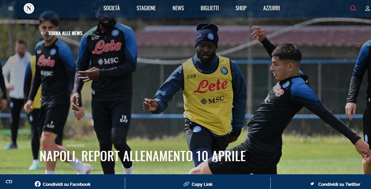 Napoli, Osimhen in dubbio per il Milan
