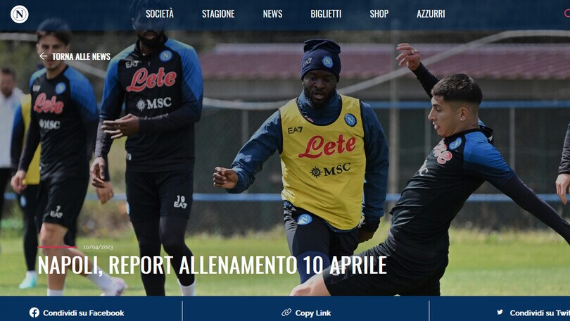 Napoli, Osimhen in dubbio per il Milan