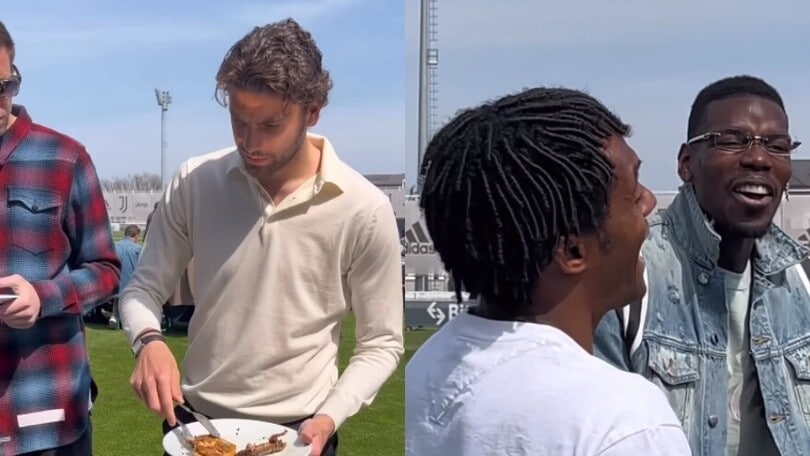 Juve, pranzo di Pasquetta alla Continassa