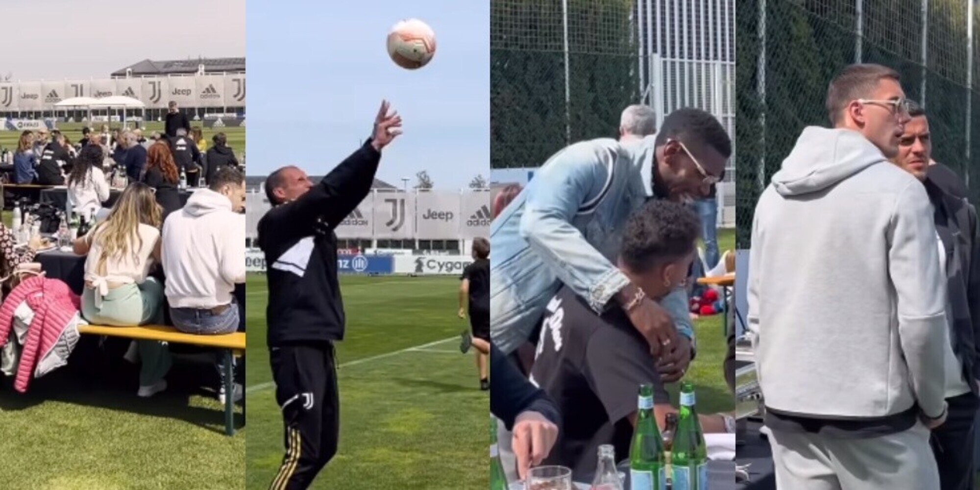 Juve, Pasquetta di squadra: asado, Pogba padrone di casa, Allegri cestista