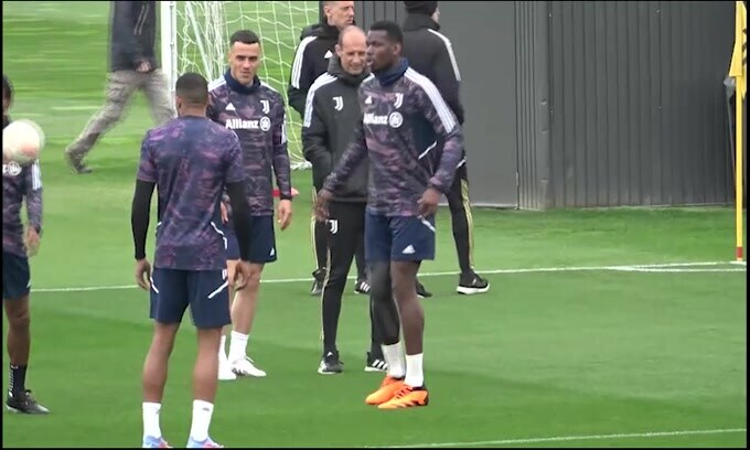 Verso Juve-Sporting Lisbona: Pogba in gruppo