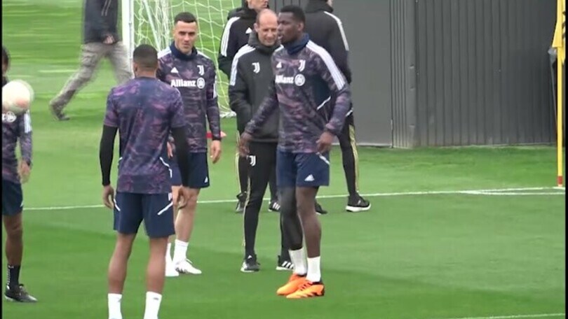 Verso Juve-Sporting Lisbona: Pogba in gruppo