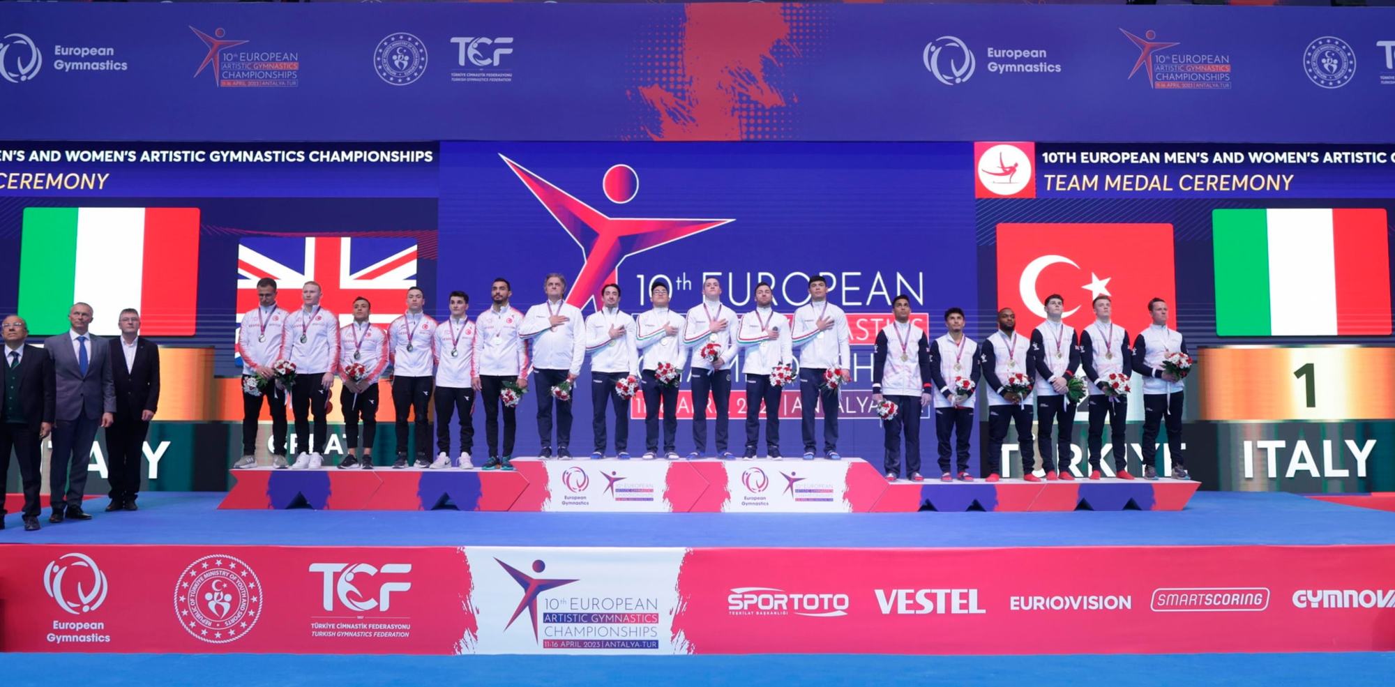 Italia d’oro davanti a Turchia e Gran Bretagna: Azzurri padroni d'Europa