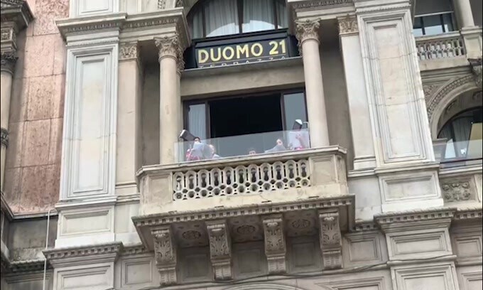 Champions League, ecco l'inno suonato in Duomo