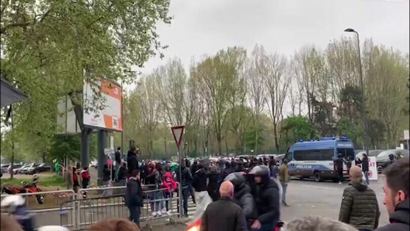 Champions League: l'accoglienza per il Napoli a San Siro