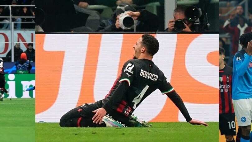 Milan-Napoli, la fiammata di Bennacer tra nervi tesi e cartellini