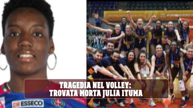 Tragedia nel volley: trovata morta Julia Ituma