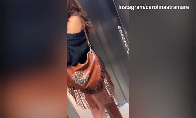 Carolina Stramare, sexy di sera...