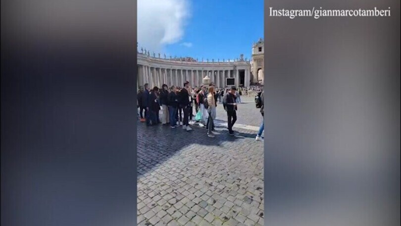 Tamberi a San Pietro, la coda fa paura