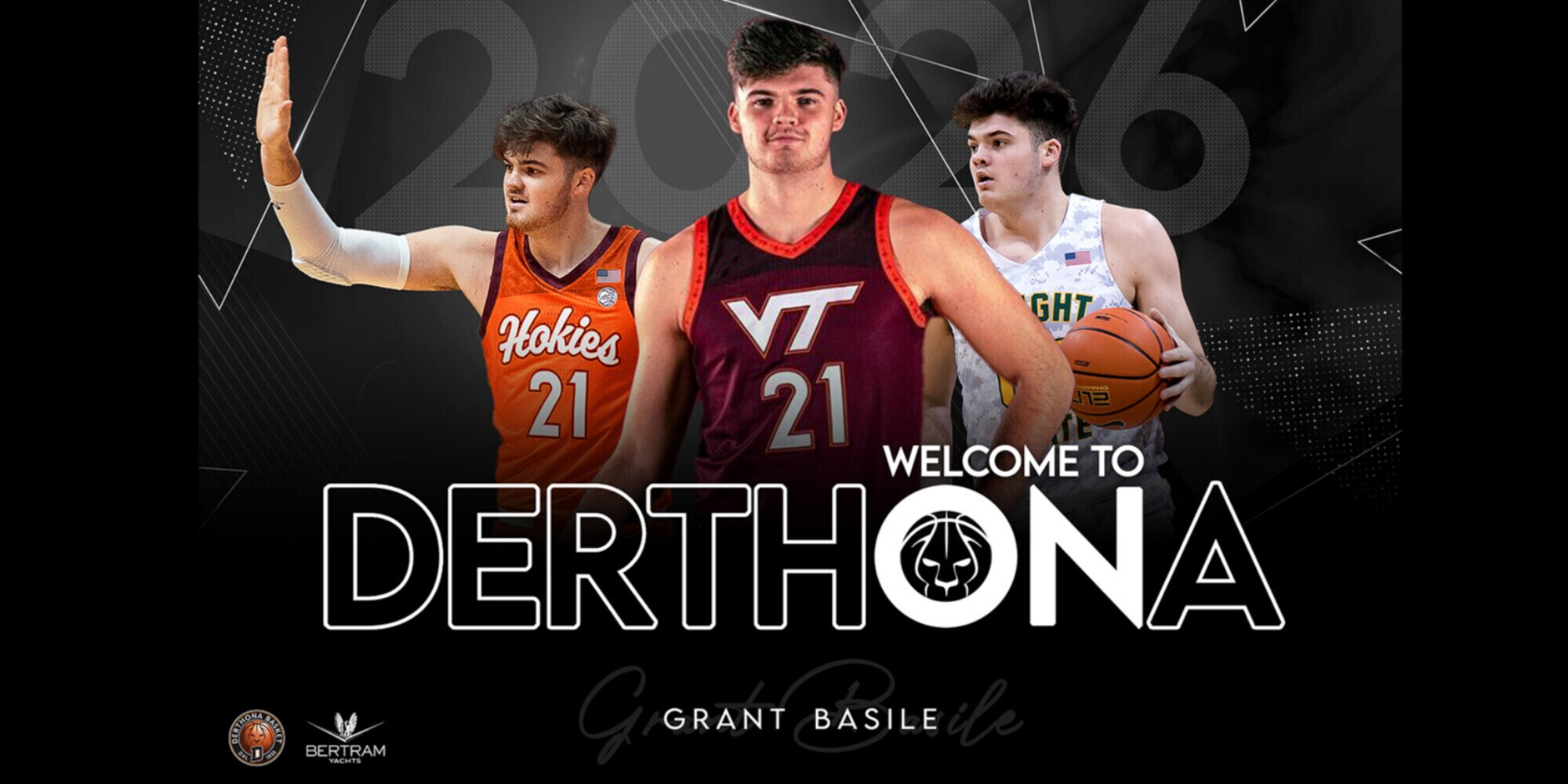 Derthona Basket: Grant Basile è un nuovo Leone