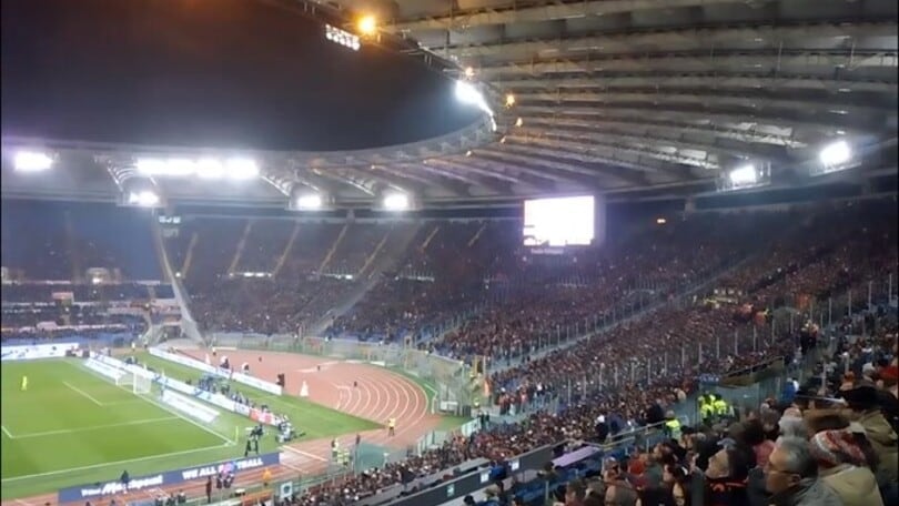 Roma-Feyenoord, via libera all'apertura del settore distinti nord ovest