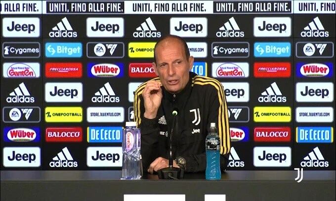 Allegri: "Atalanta a 4 punti, ma la Lazio ci ha superato sul campo"