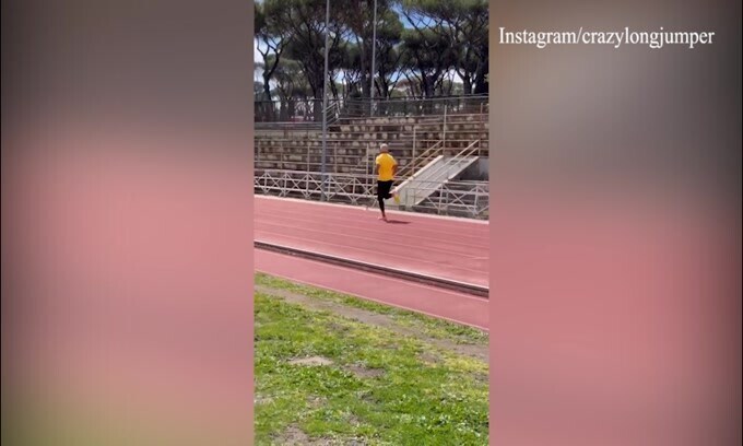 Jacobs, allenamento tutto sprint