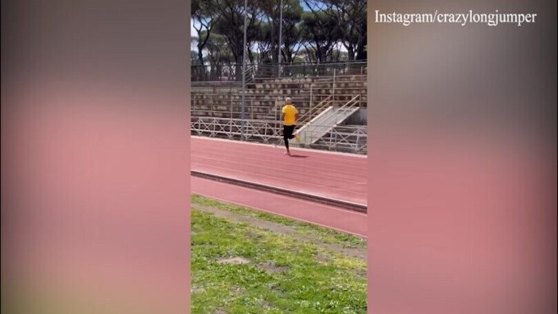 Jacobs, allenamento tutto sprint