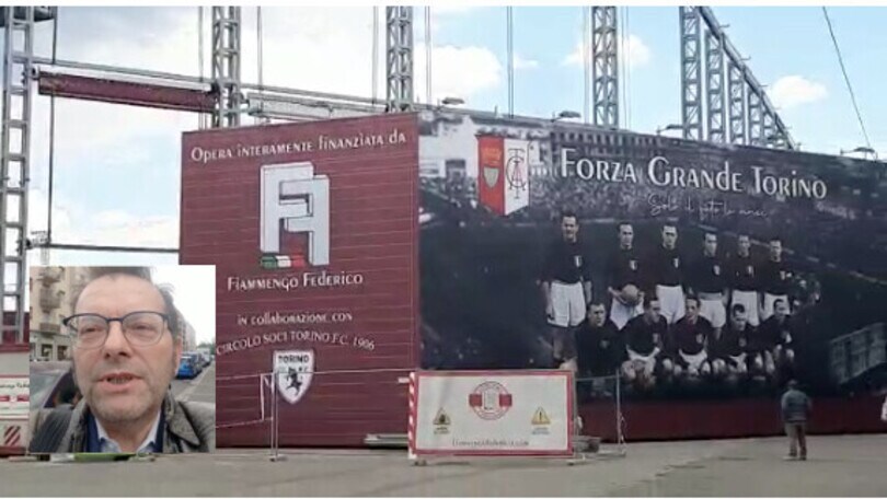 Al Filadelfia ecco la gigantografia del Grande Torino