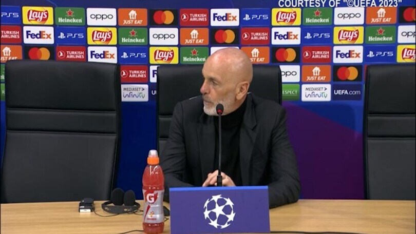 Pioli: "Godiamoci questa serata, in semifinale grande...derby"