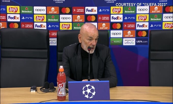 Pioli sull'arbitro: "Di cosa stiamo parlando?"