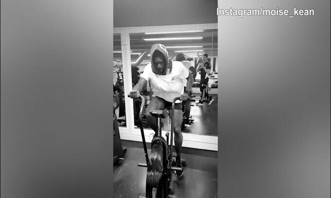 Juve: niente Sporting per Kean, ma si allena in palestra