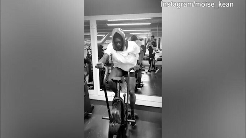 Juve: niente Sporting per Kean, ma si allena in palestra