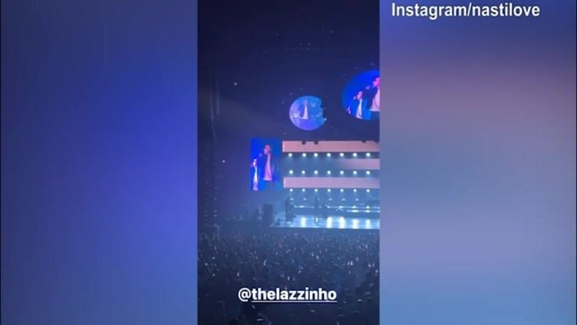 Zaccagni e Nasti insieme al concerto di Lazza