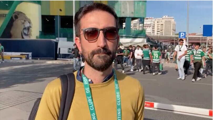 Sporting-Juventus, l'atmosfera si scalda allo stadio Alvalade