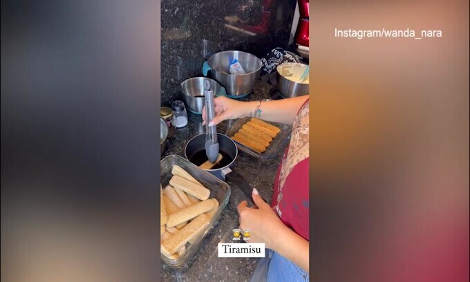 Masterchef 'spinge' Wanda Nara: ecco il tiramisù!